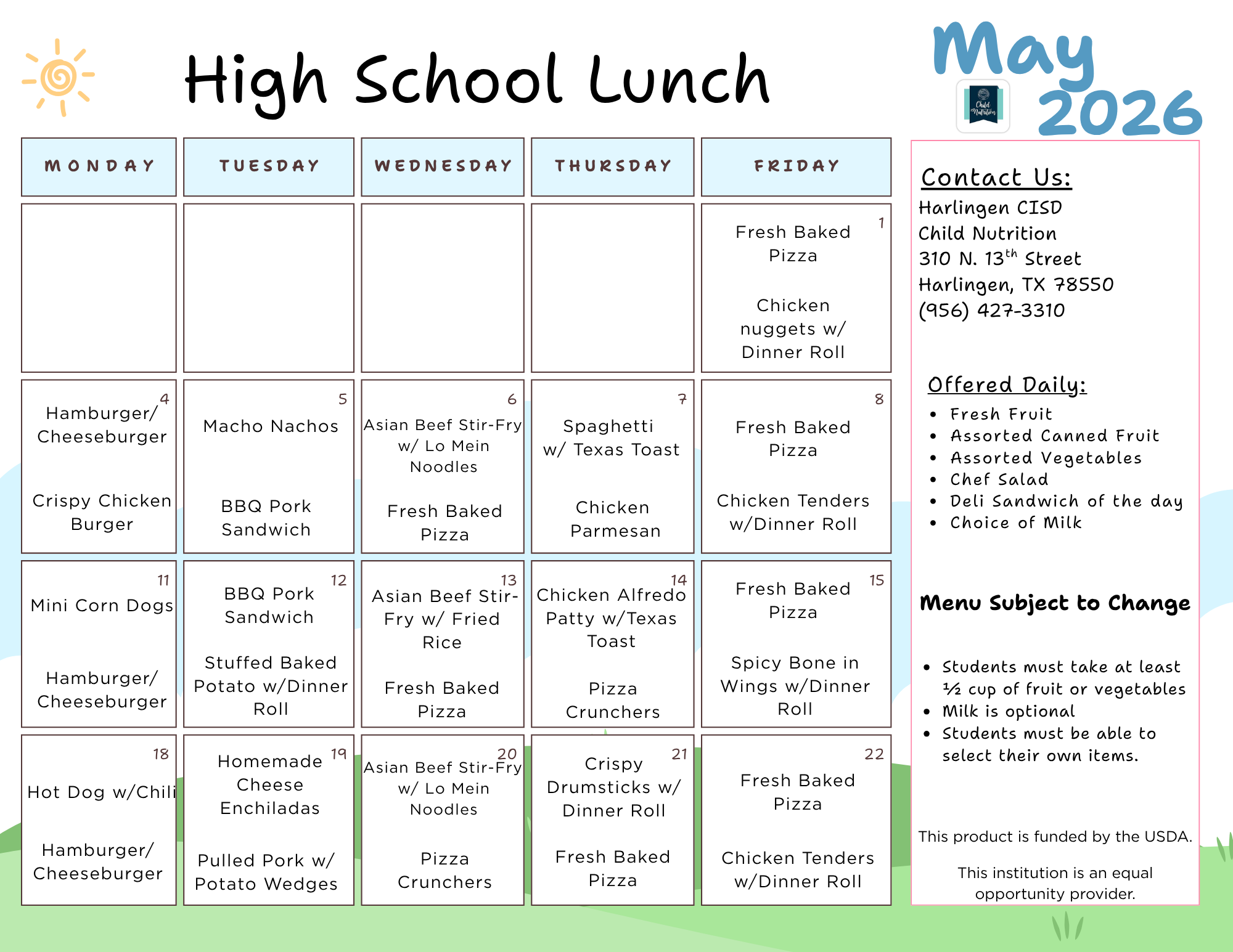 High School Lunch